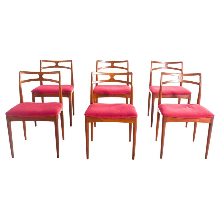 MidCentury Modern Model 94 Teak Dining Chairs by Johannes Andersen For
