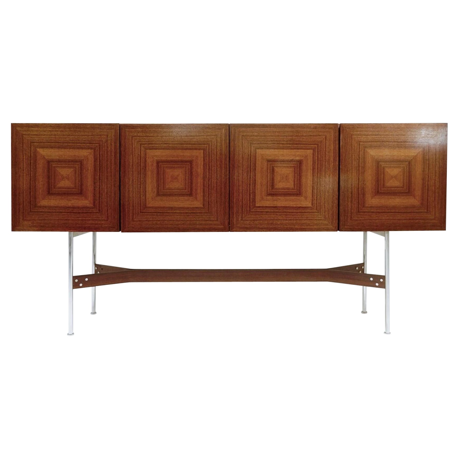 Mid-Century Modern 'Model GLR-230' Highboard by Rudolf Bernd Glatzel for Fristho