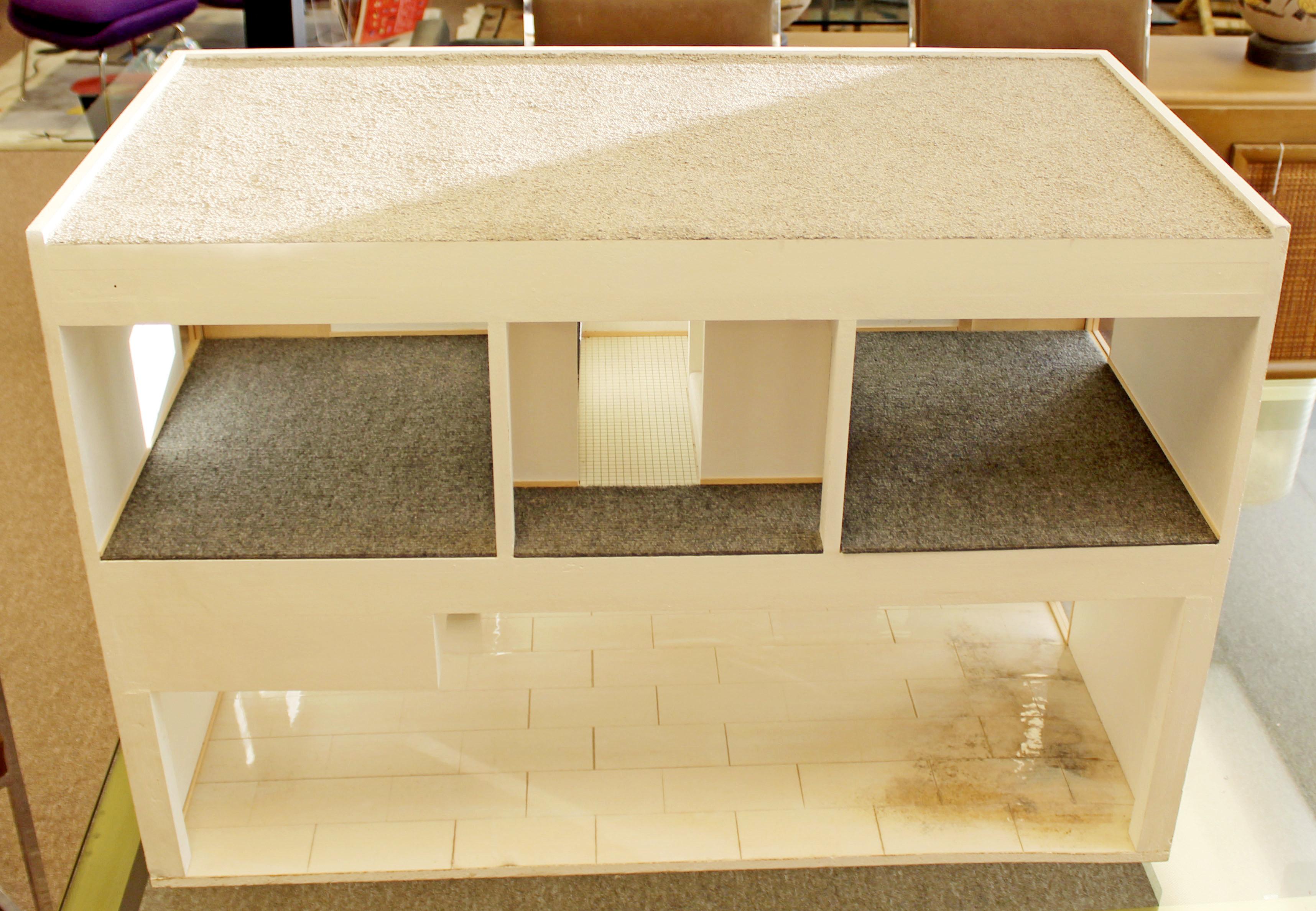 Mid-Century Modern Model House Architect Irving Tobocman 1970s Table Sculpture 5