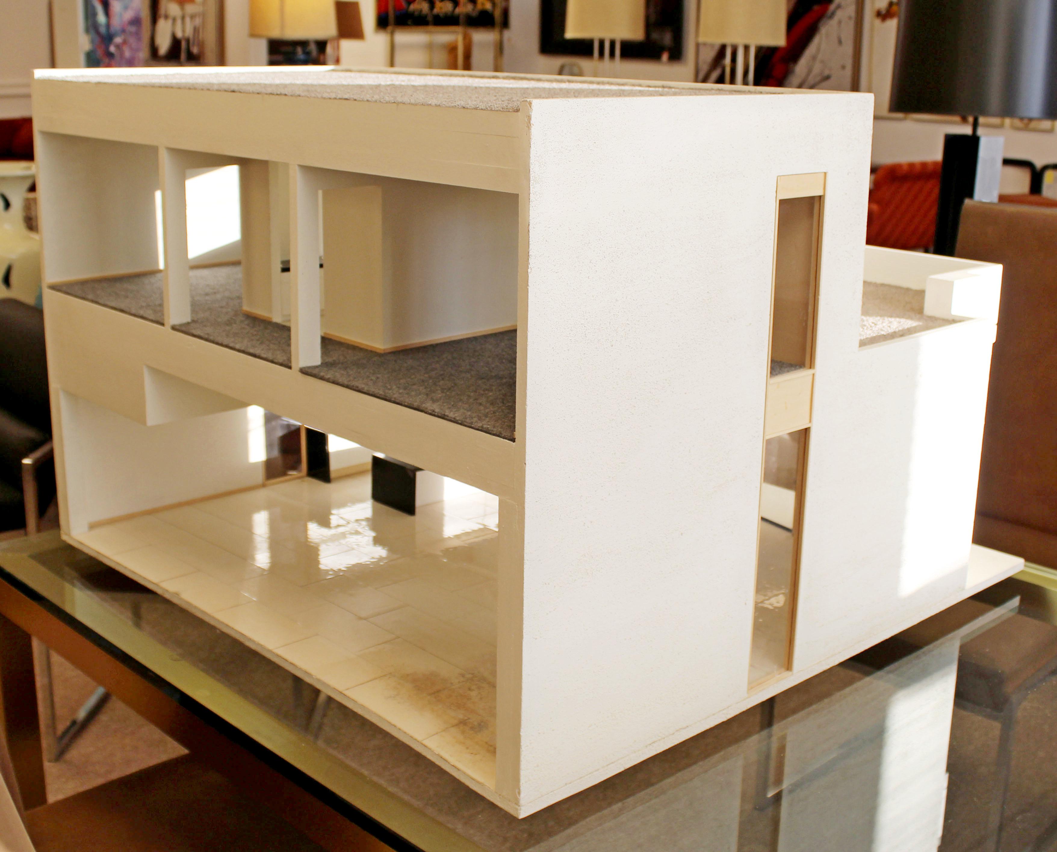 Mid-Century Modern Model House Architect Irving Tobocman 1970s Table Sculpture 6