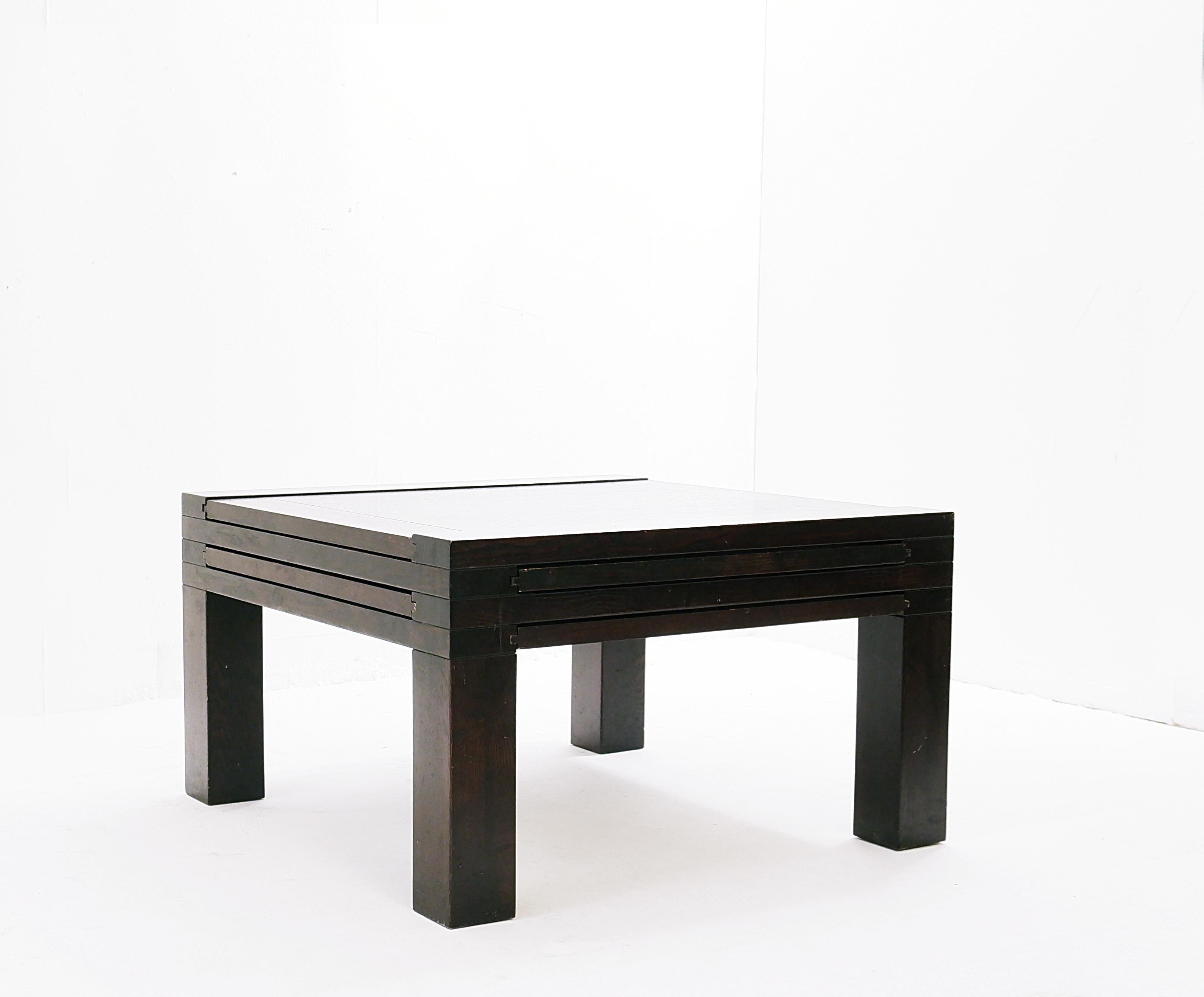 Mid-Century Modern modulable coffee table by Bernard Vuarnesson - 1980s.