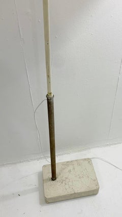 Mid-Century Modern Modulable Floor Lamp with Travertine Base, Italy, 1970s