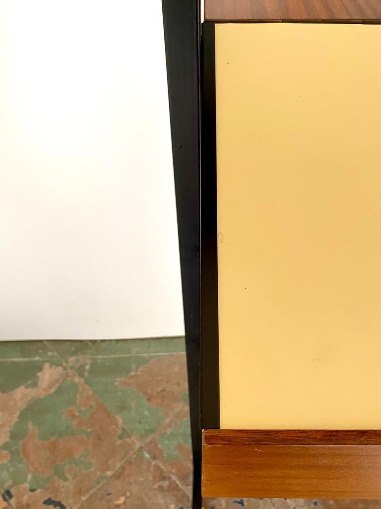 Midcentury Italian Modular Bookshelf with Unusual Drawers, Italy For Sale 1