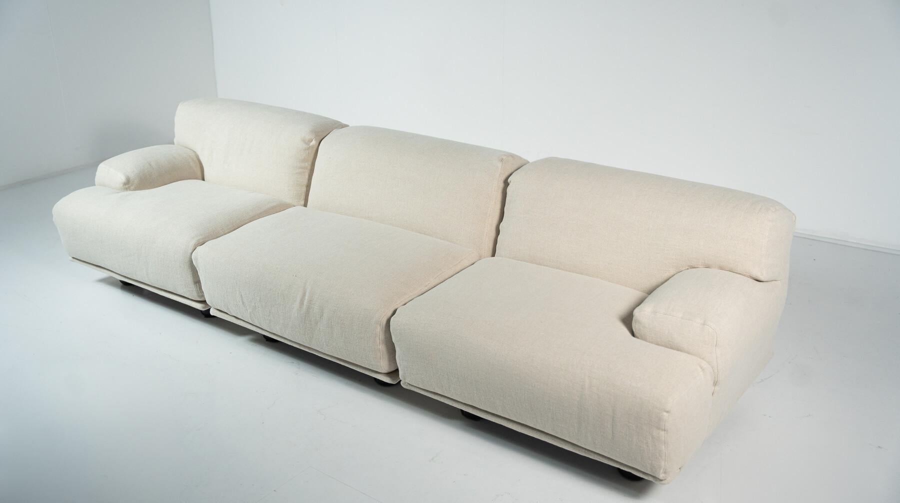 Modulares Fiandra-Sofa von Vico Magistretti, Cassina, Italien, Moderne der Mitte des Jahrhunderts im Zustand „Gut“ in Brussels, BE