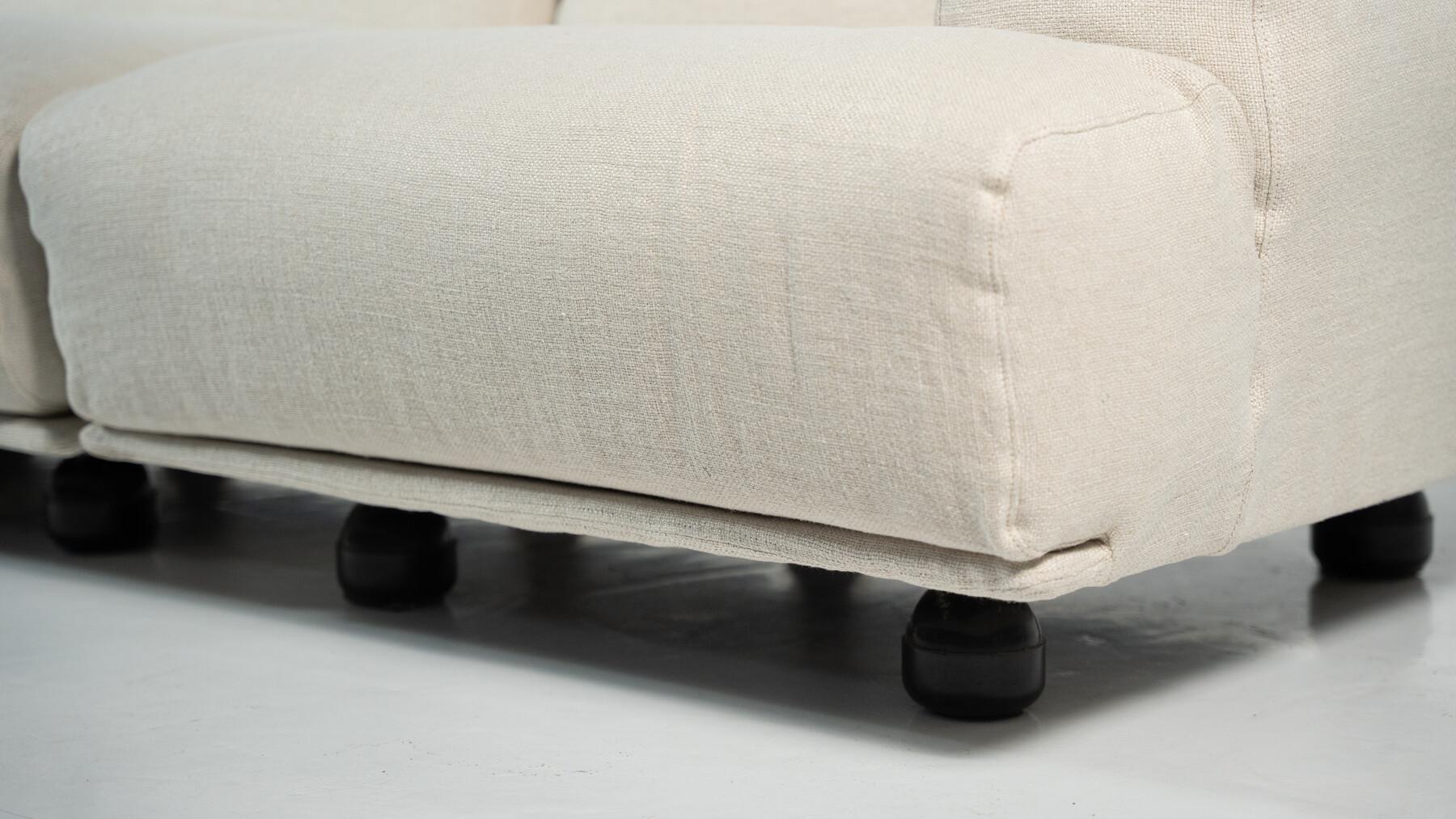 Modulares Fiandra-Sofa von Vico Magistretti, Cassina, Italien, Moderne der Mitte des Jahrhunderts (Stoff)