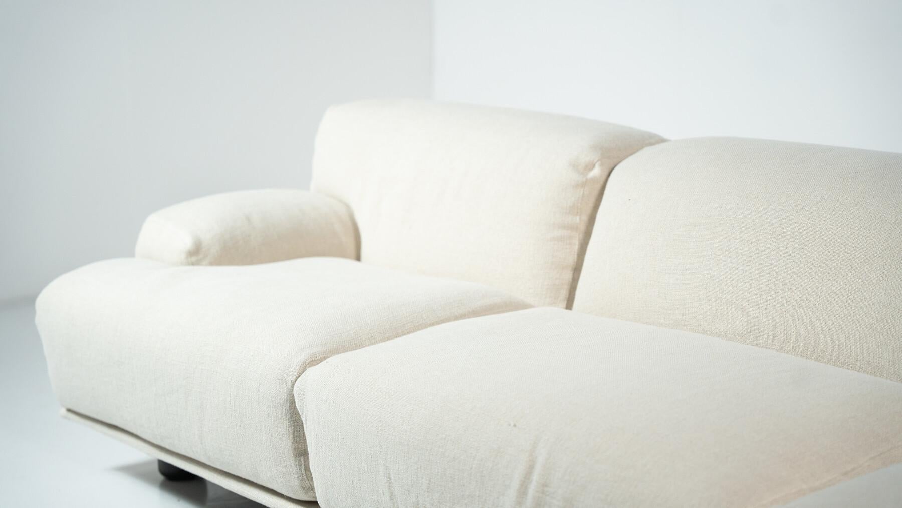Modulares Fiandra-Sofa von Vico Magistretti, Cassina, Italien, Moderne der Mitte des Jahrhunderts 2
