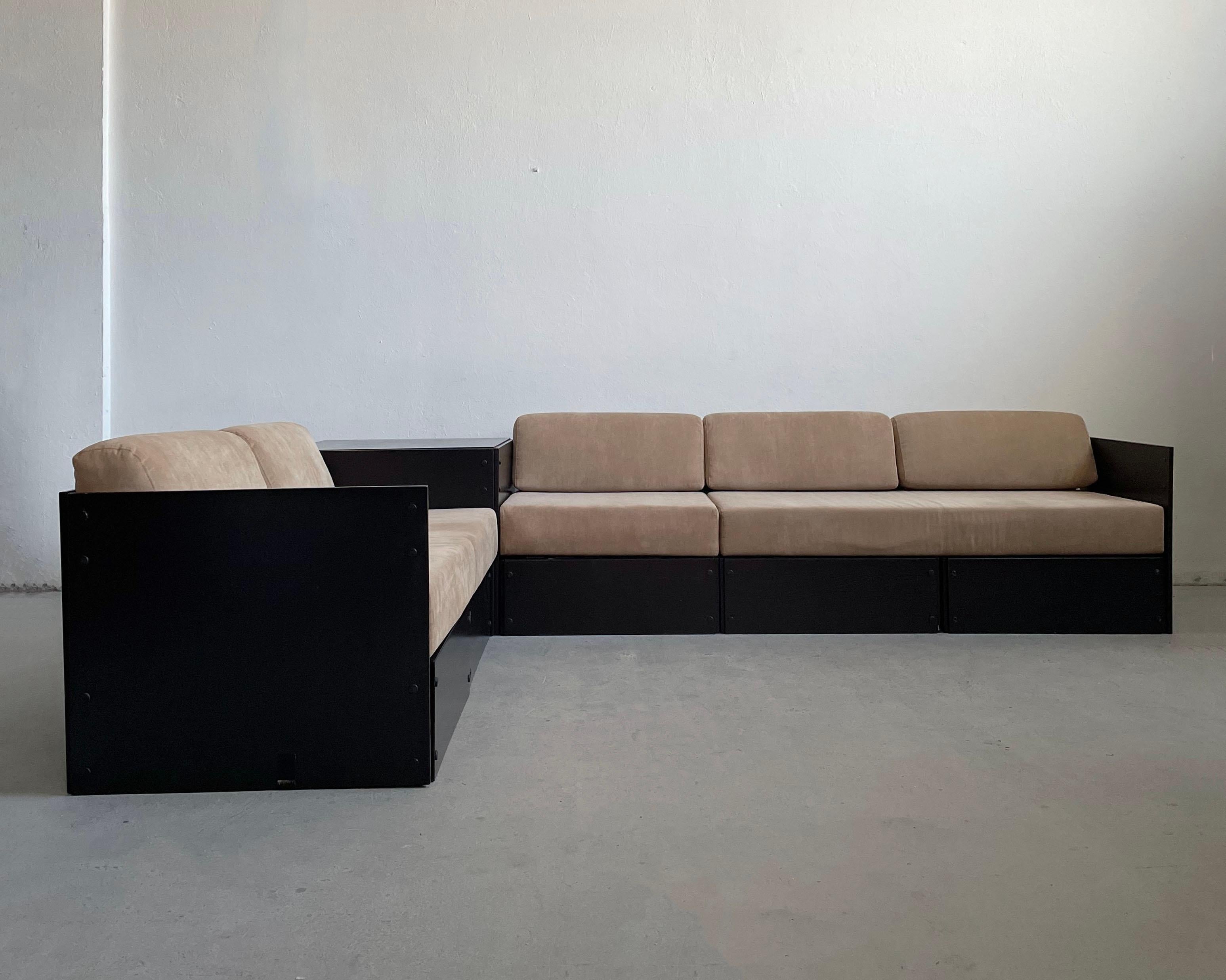 Mid-Century Modern Modular Sofa by Rolf Heide for ICF, 1970s For Sale 4