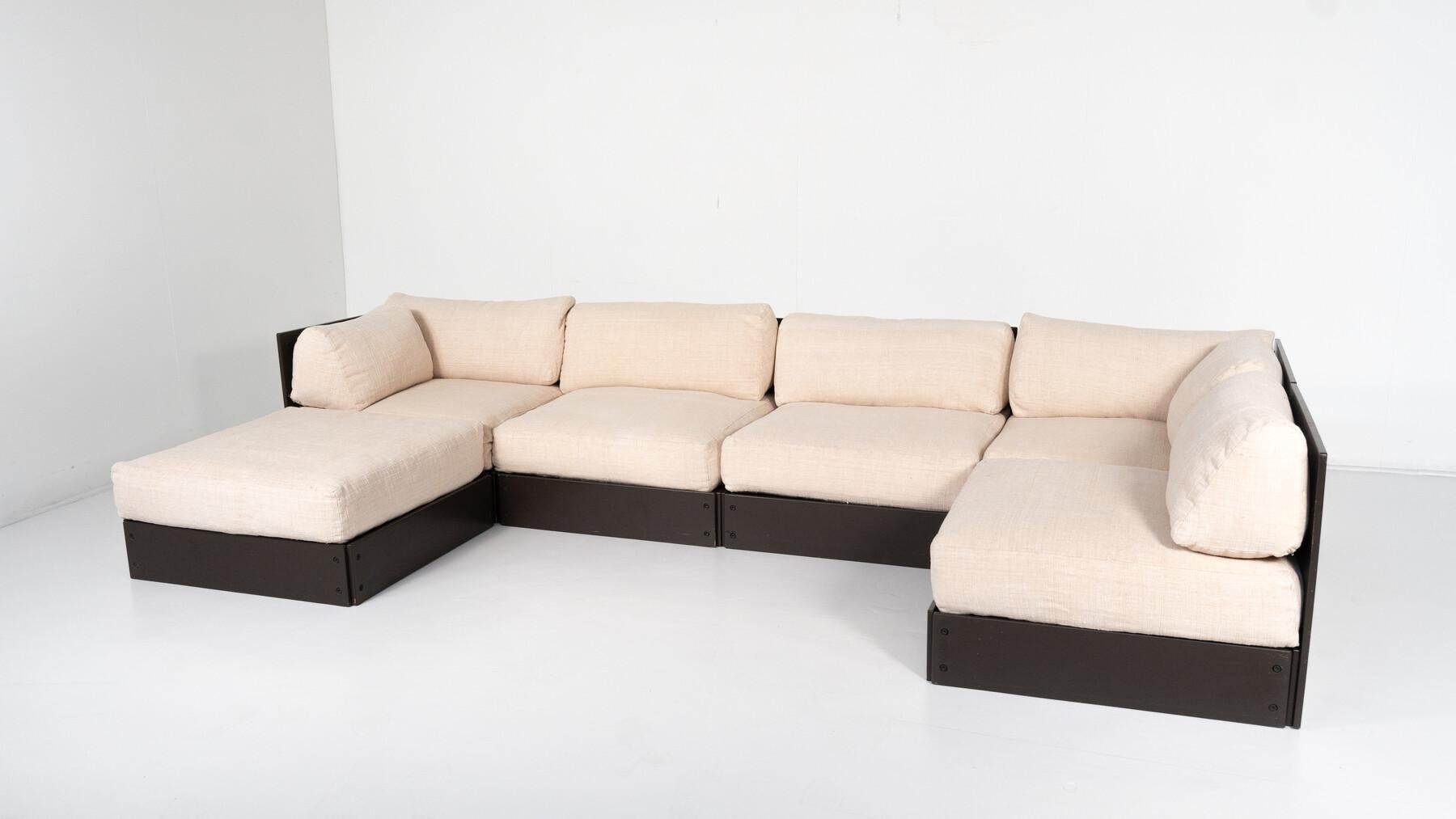 Mid-Century Modern Modular Sofa by Rolf Heide for ICF, 1970s For Sale 8