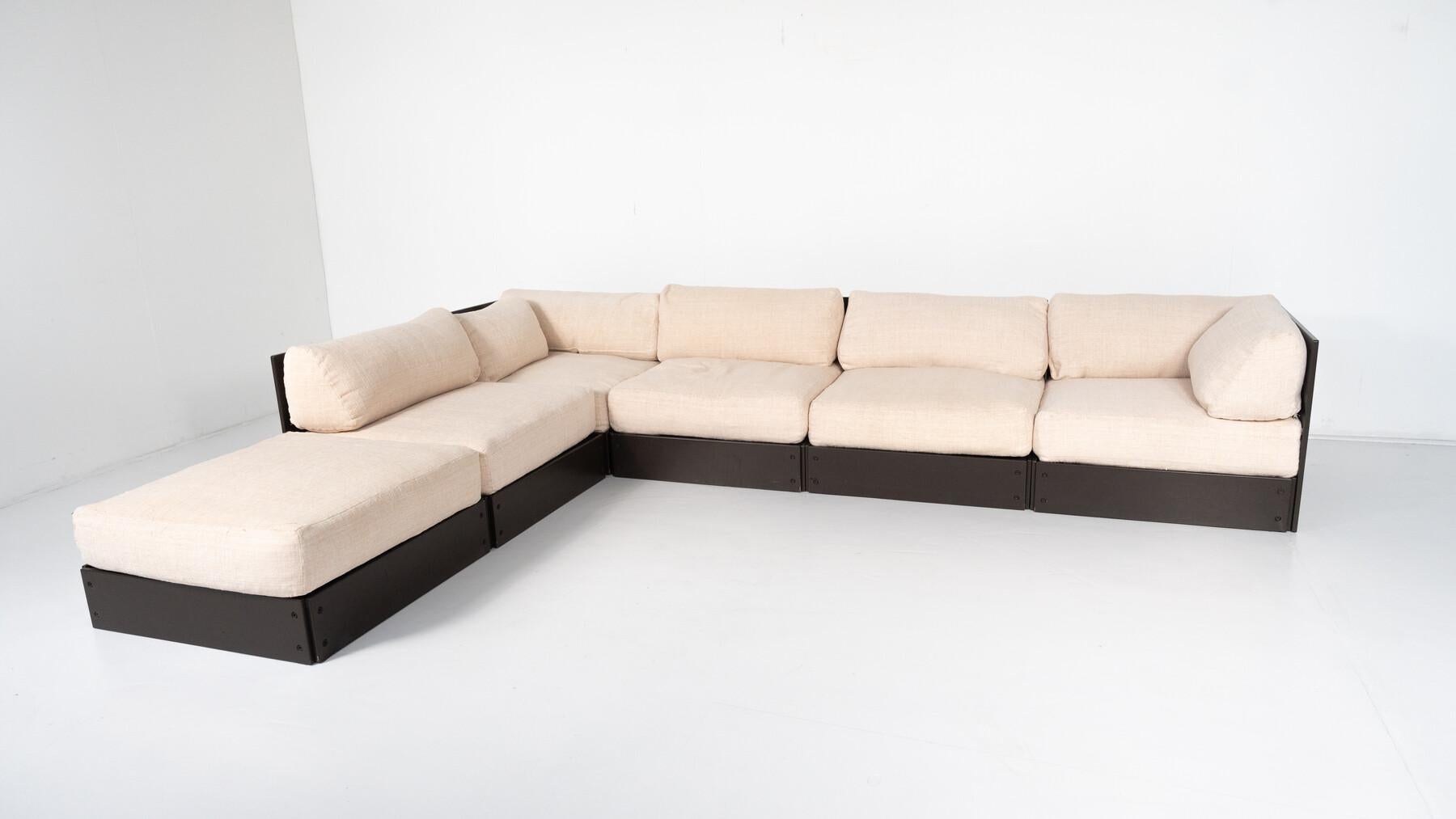 Mid-Century Modern Modular Sofa by Rolf Heide for ICF, 1970s For Sale 9