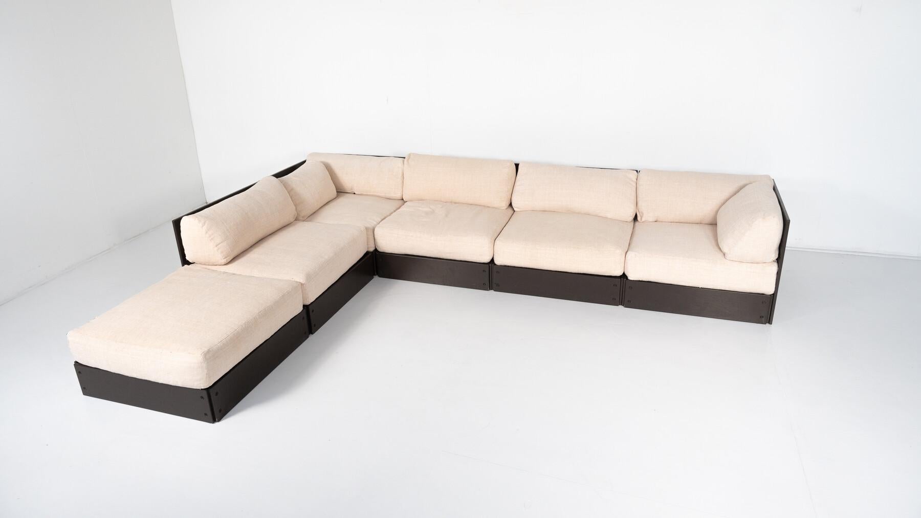 Mid-Century Modern Modular Sofa by Rolf Heide for ICF, 1970s For Sale 10