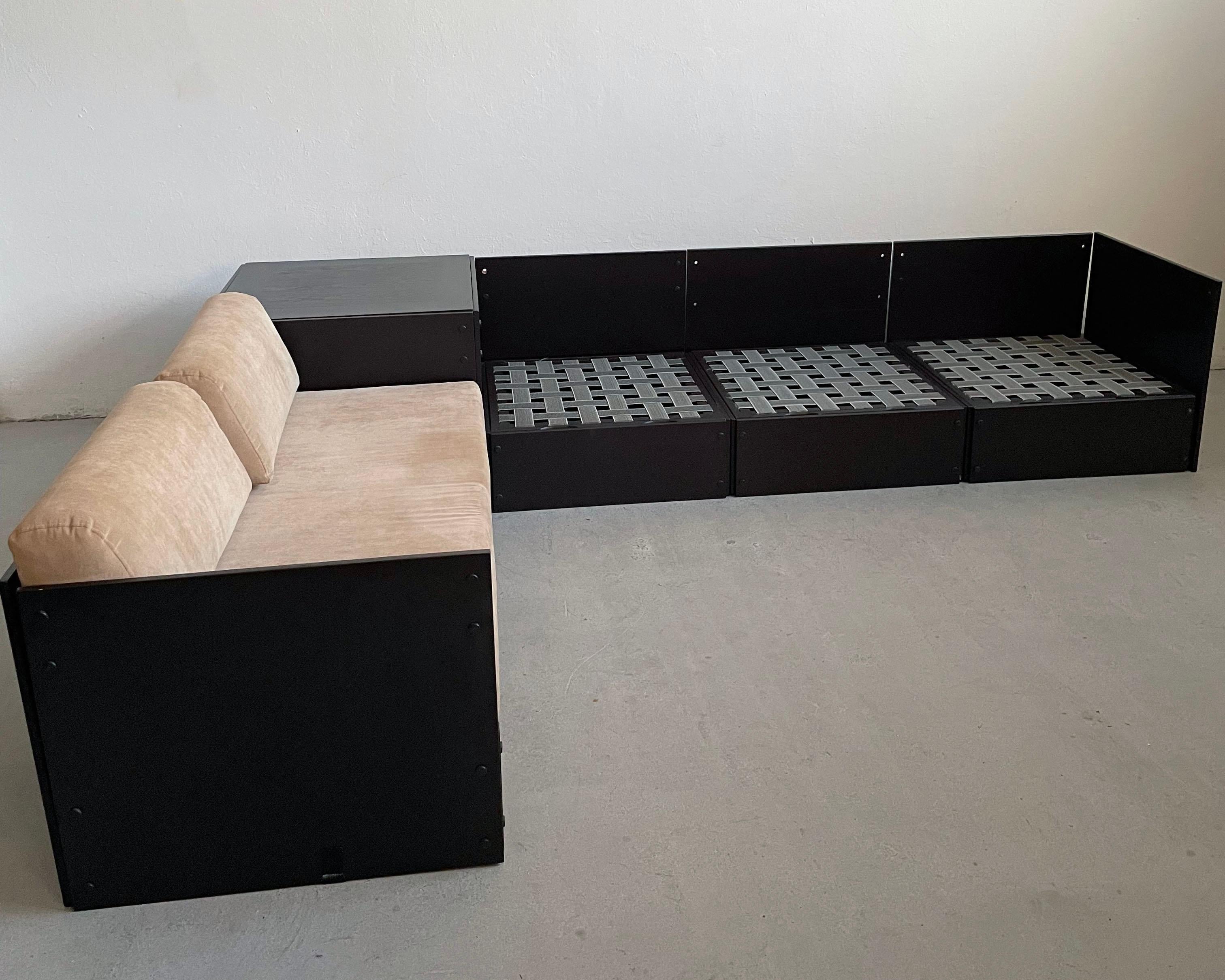Mid-Century Modern Modular Sofa by Rolf Heide for ICF, 1970s For Sale 9
