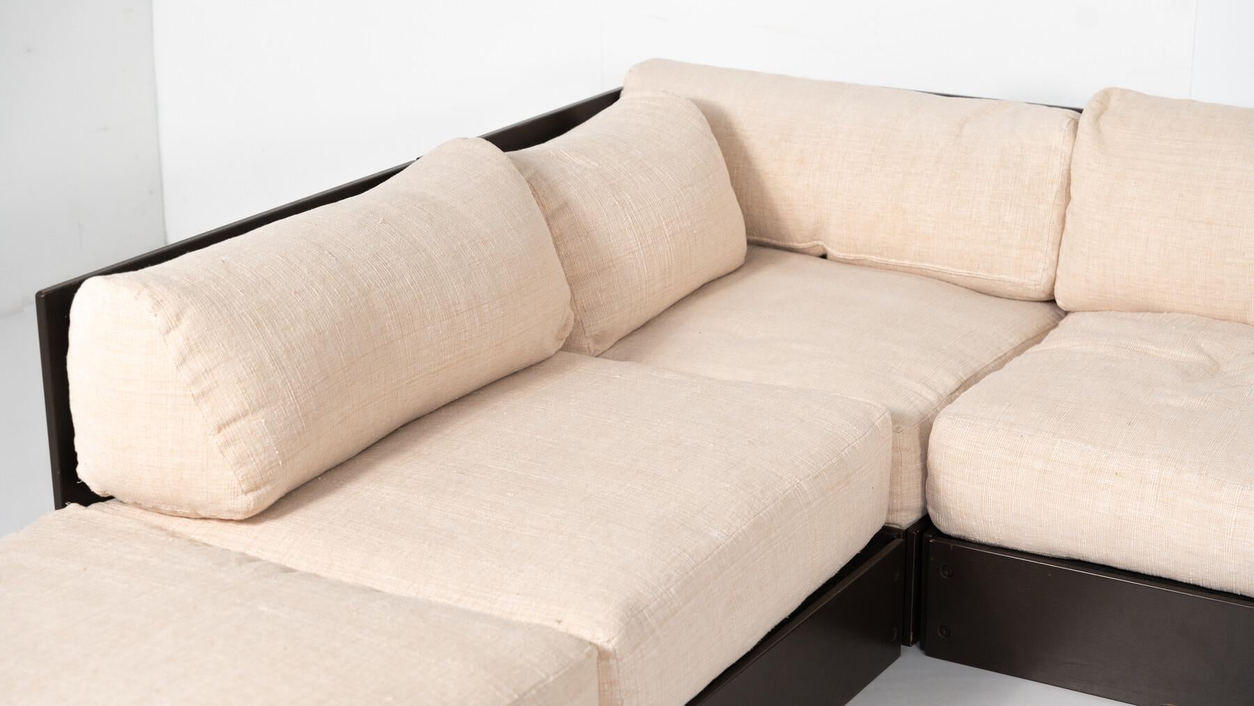 Mid-Century Modern Modular Sofa by Rolf Heide for ICF, 1970s For Sale 12