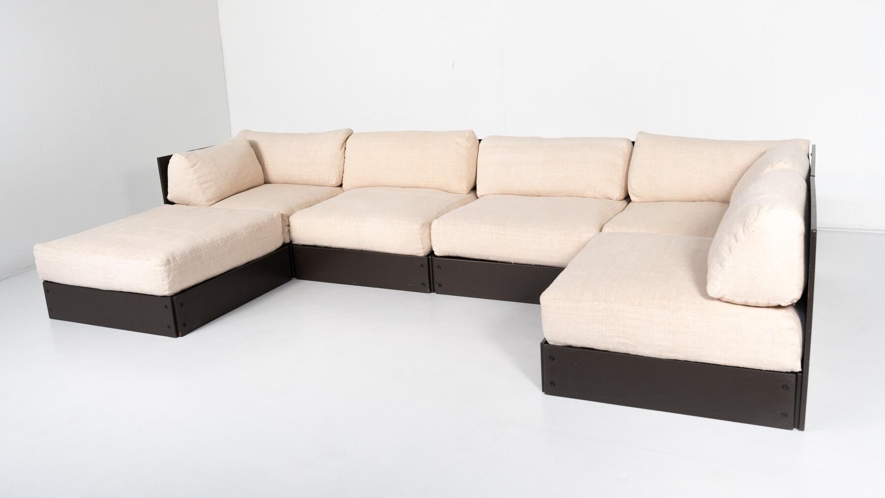 German Mid-Century Modern Modular Sofa by Rolf Heide for ICF, 1970s For Sale
