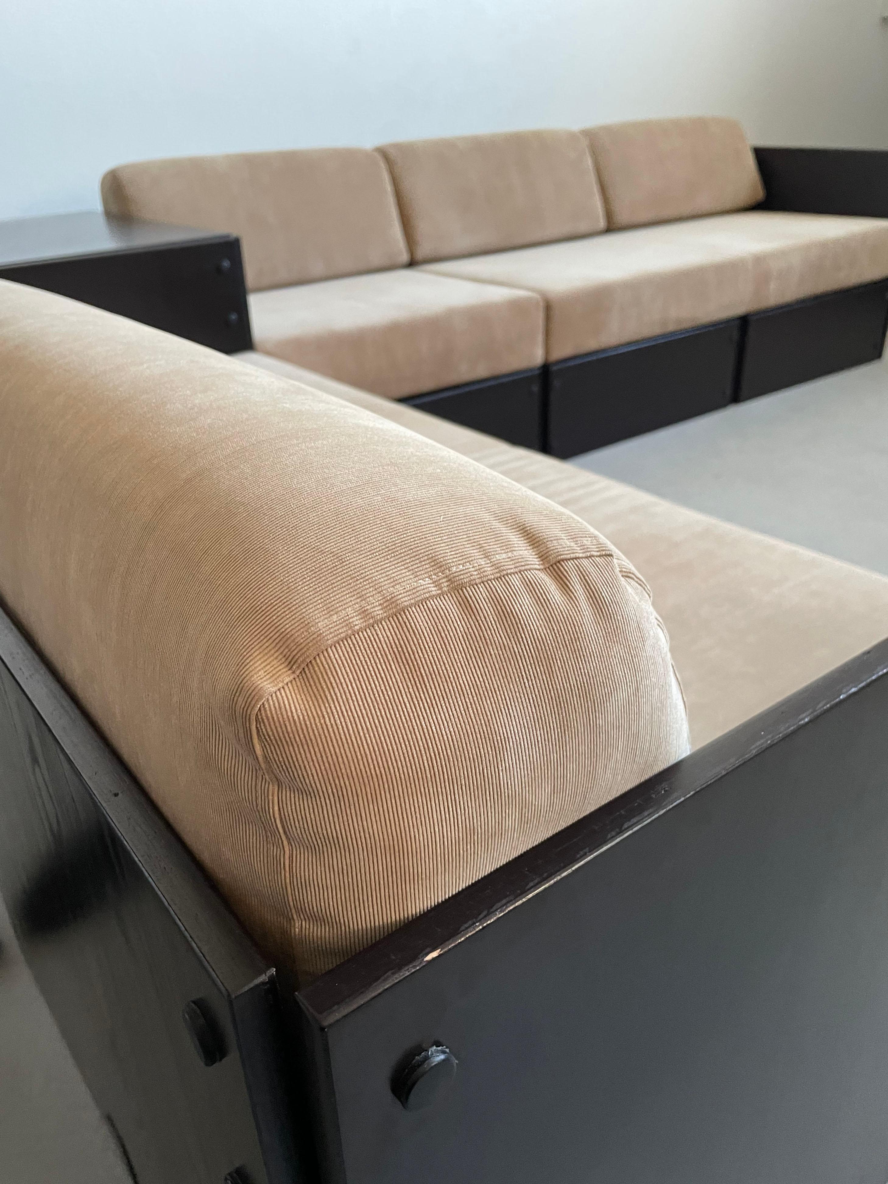Modulares Mid-Century-Modern-Sofa von Rolf Heide für ICF, 1970er Jahre (Italienisch) im Angebot