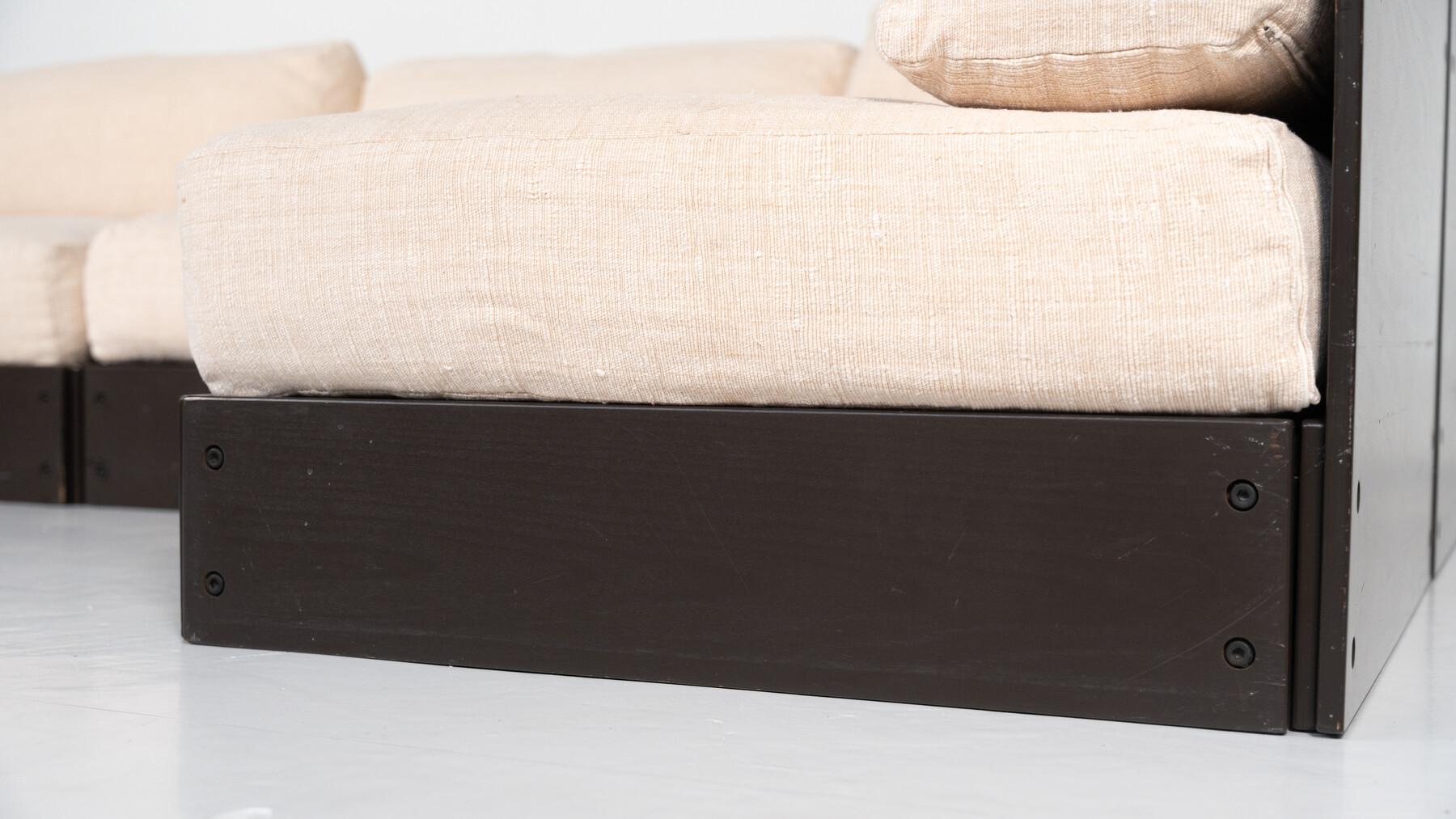 Fabric Mid-Century Modern Modular Sofa by Rolf Heide for ICF, 1970s For Sale