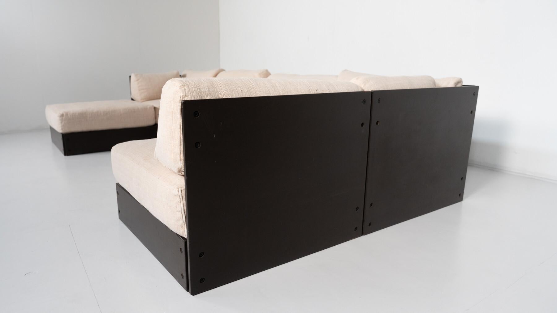 Mid-Century Modern Modular Sofa by Rolf Heide for ICF, 1970s For Sale 4