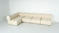 Mid-Century Modern Modular Sofa, Italy, 1970s - New Upholstery