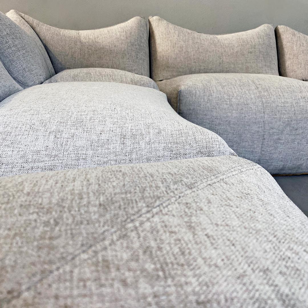 Fabric Mid-Century Modern Modular Sofa Mod. Le Bambole by Mario Bellini for B&B, 1972