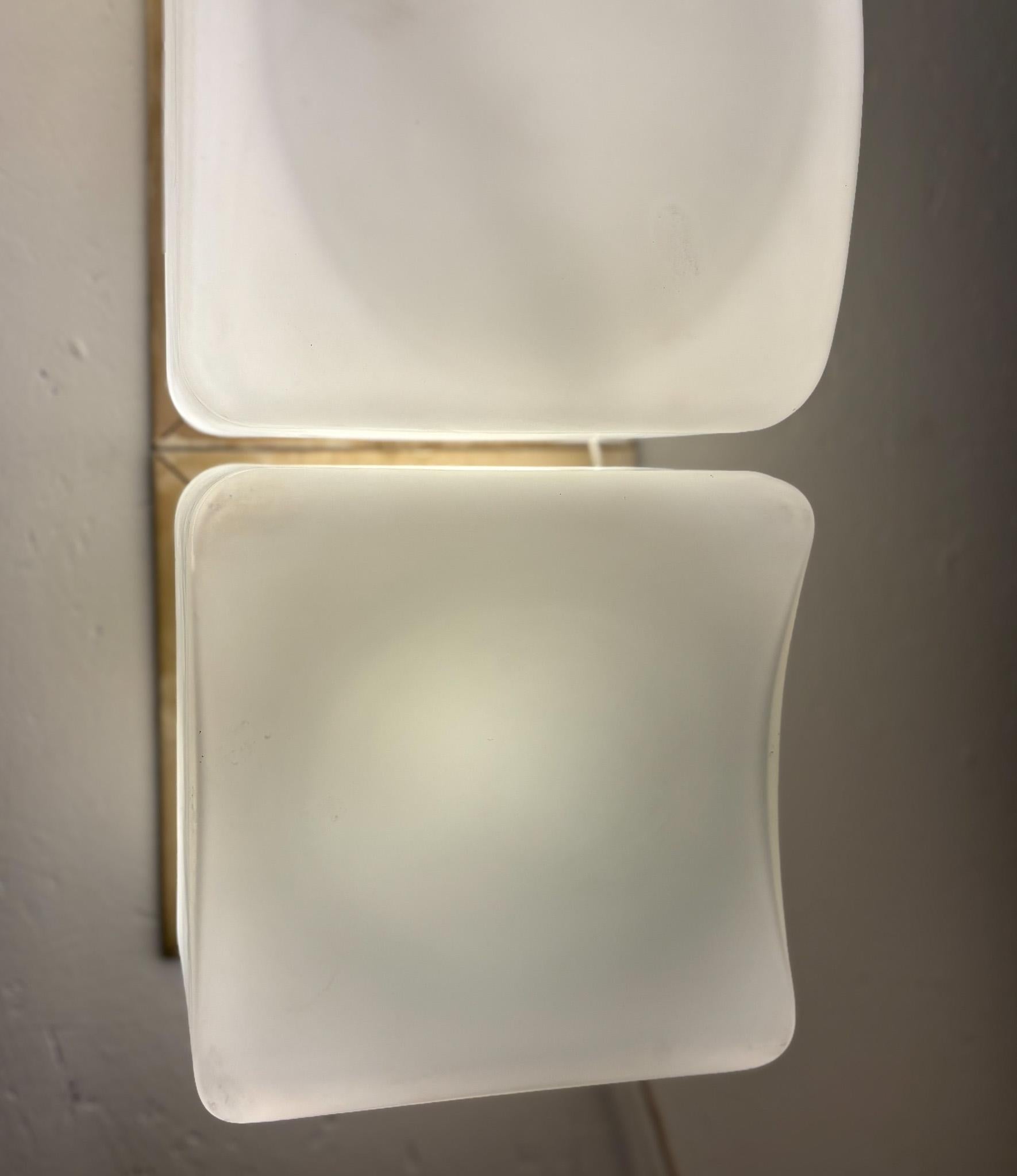 Métal Applique modulaire Onda de style mi-siècle moderne par Claudio Salocchi, Lumenform en vente