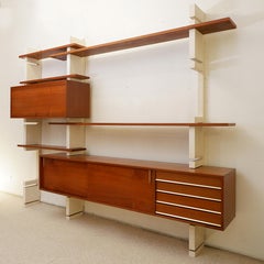 Mid-Century Modern Modular Wall unit "Extenso" by Amma Torino, Italy, 1960's