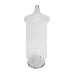 Vaso in vetro austriaco modellato della metà del secolo scorso