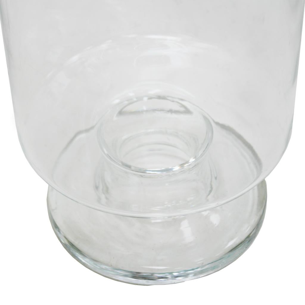 20th Century Mid-Century Modern Molded Austrian Glass Vase For Sale