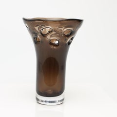 Mid-century Modern Mona Morales-Schildt Crystal Vase