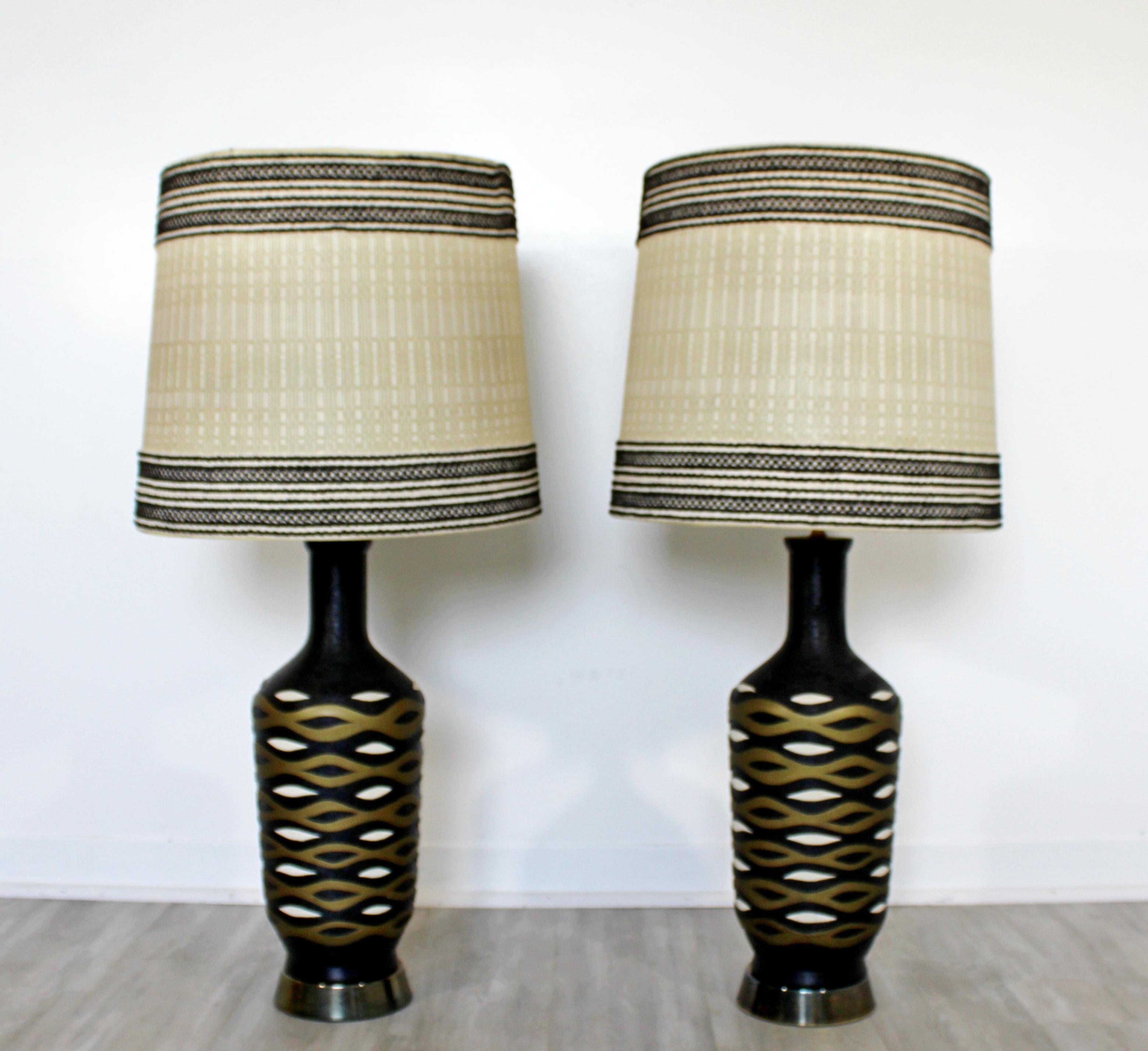 vintage chalkware table lamps
