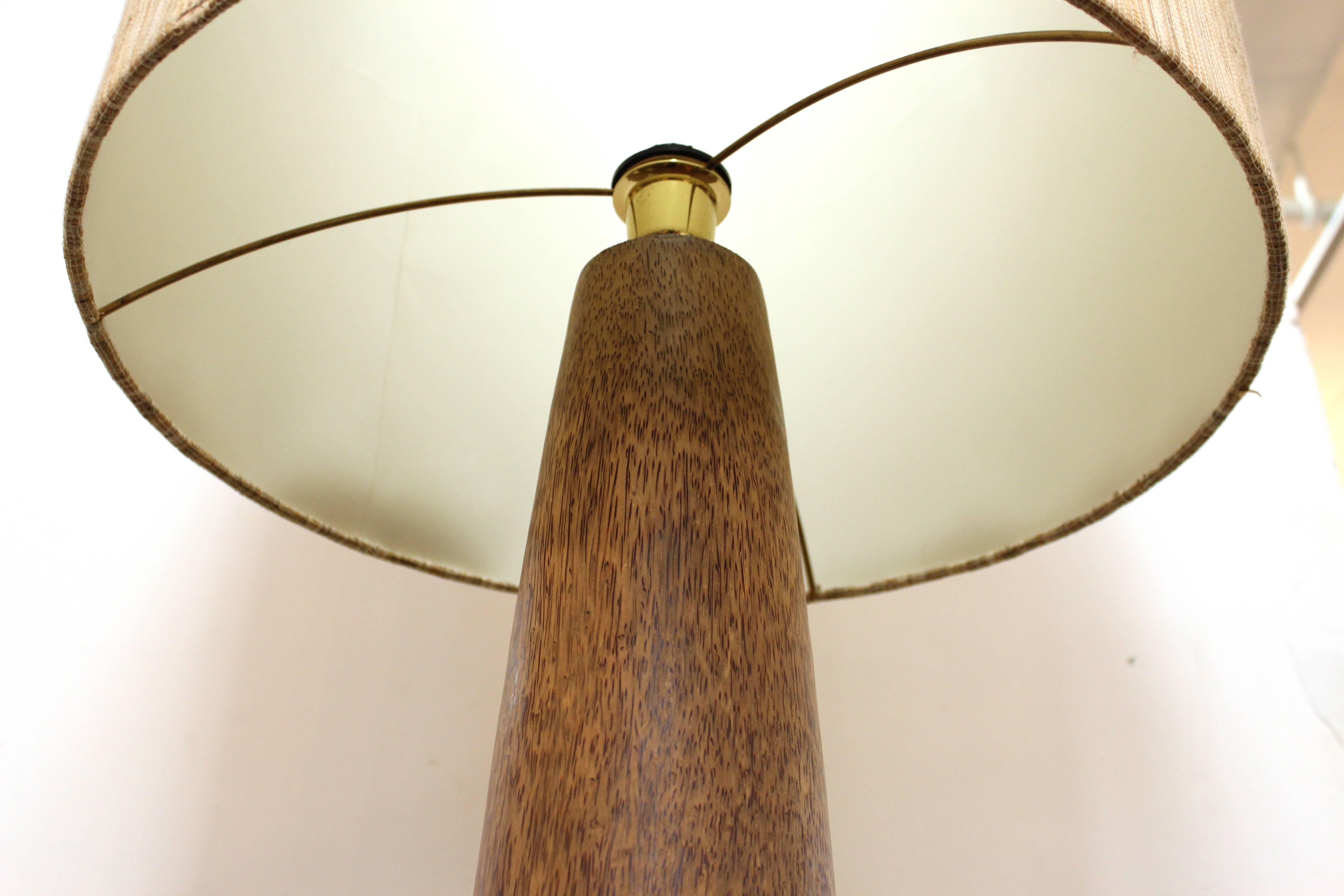 Mid-Century Modern Monumental Floor Lamp with Large Shade 3