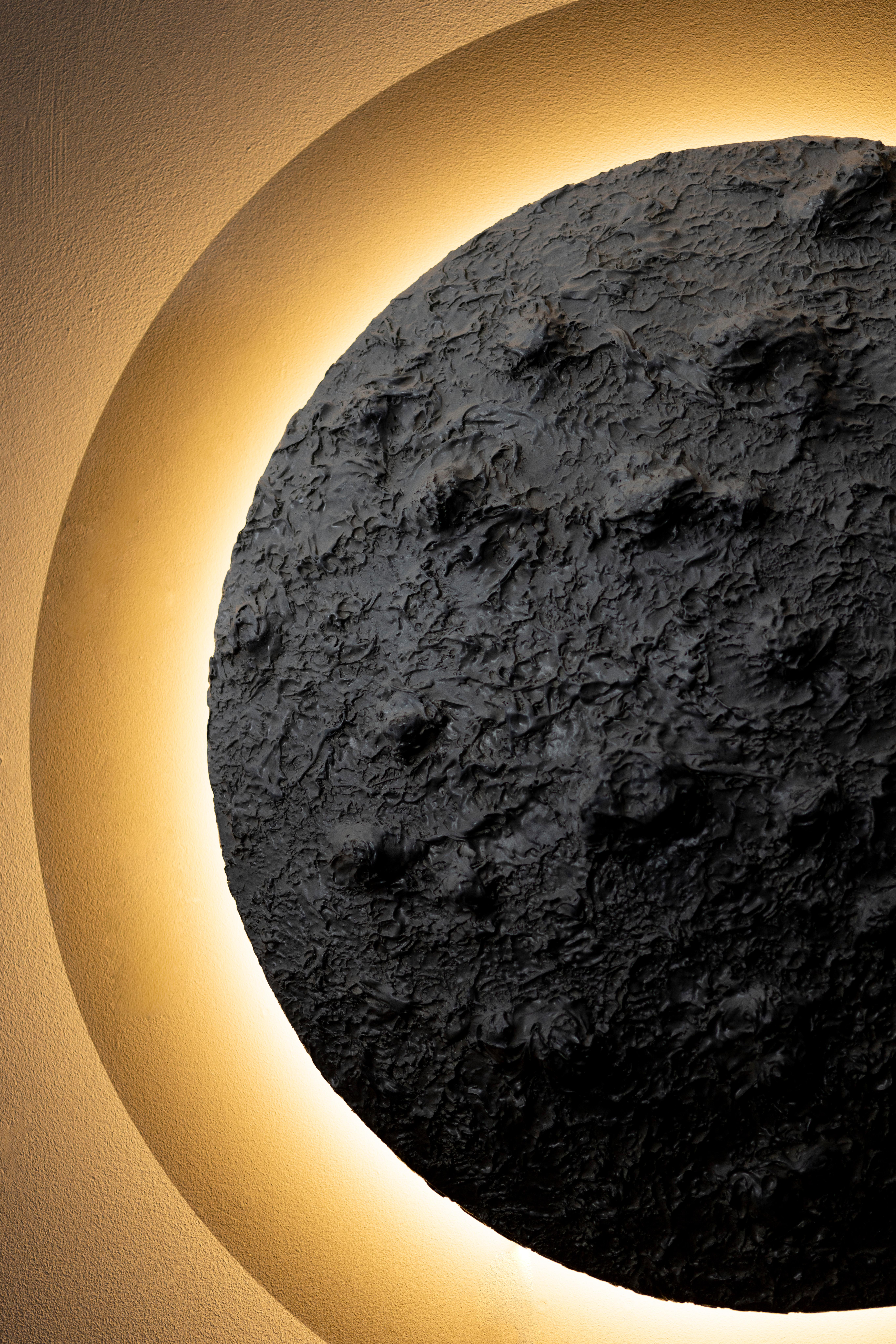 Pièce d'art mural Moon, légère, fabriquée à la main par Greenapple, milieu du siècle dernier en vente 1