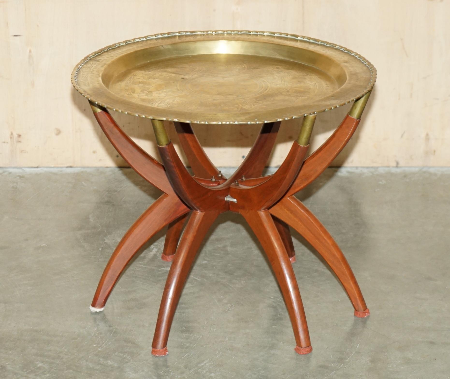 Royal House Antiques

Royal House Antiques is delighted to offer for sale this ornately hand carved Moroccan brass tray table with teak folding base retailed through Liberty's in the 1900-1920's

Please note the delivery fee listed is just a guide,