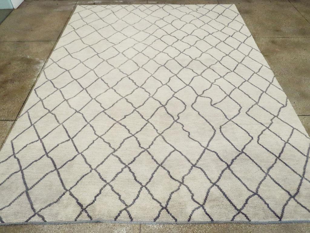 large white rug