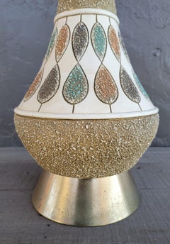 Mid-Century Modern Moroccan Style Table Lamp