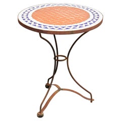 Mid-Century Modern Mosaic Bistrot French Coffee Table, circa 1960