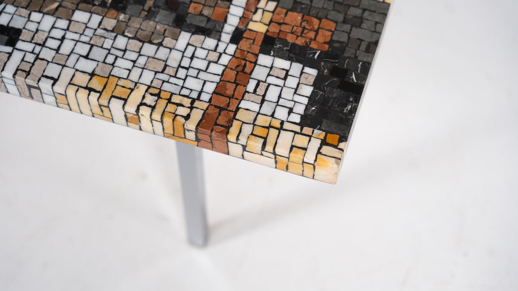 Mid-Century Modern Mosaic Coffee Table, 1970s 6