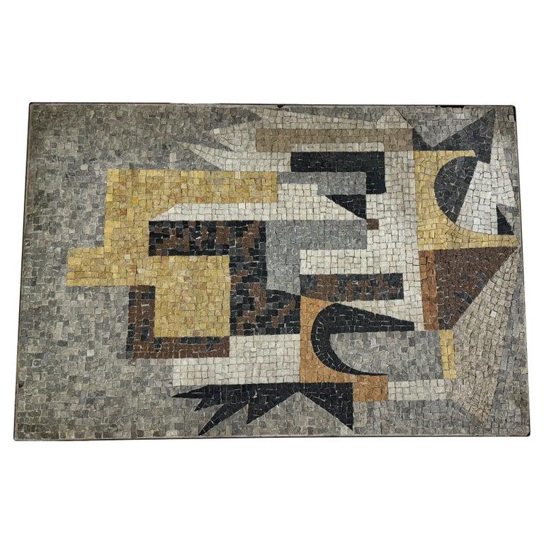 Mid-Century Modern Mosaic Coffee Table, 1970s In Good Condition For Sale In Brussels, BE