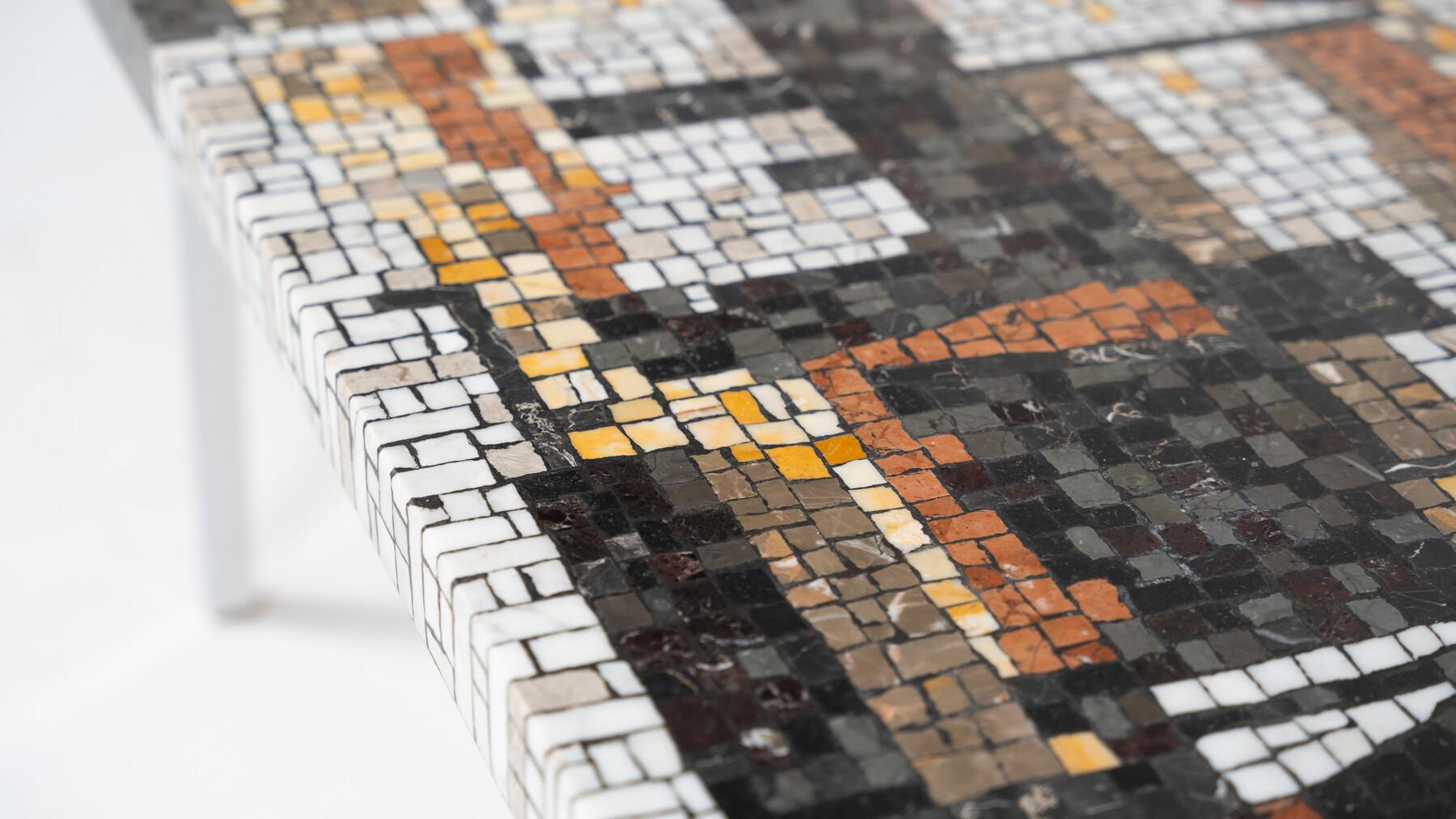 Mid-Century Modern Mosaic Coffee Table, 1970s 4