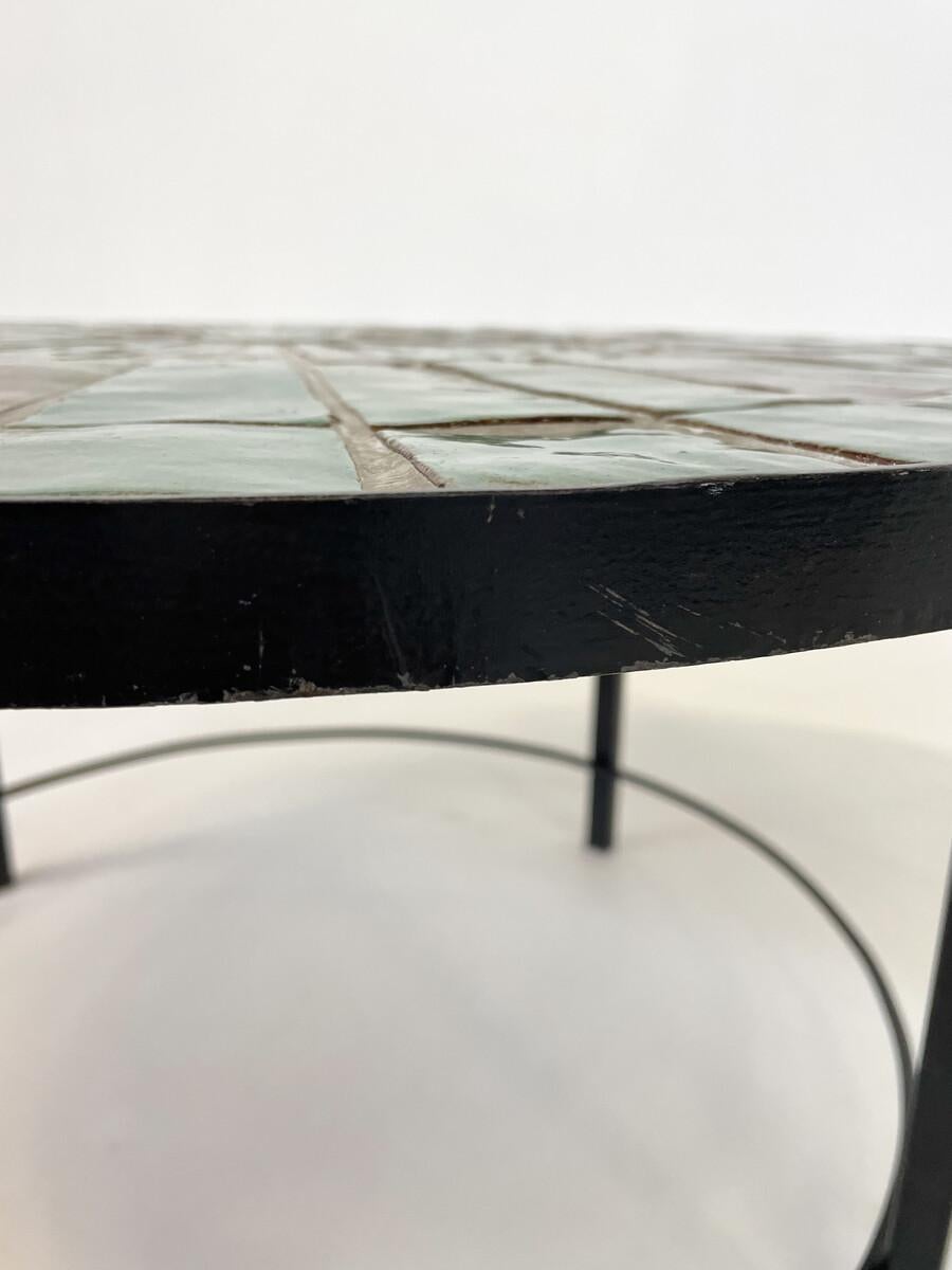 Belgian Mid-Century Modern Mosaic Coffee Table by Rogier Vandeweghe for Amphora, Belgium For Sale