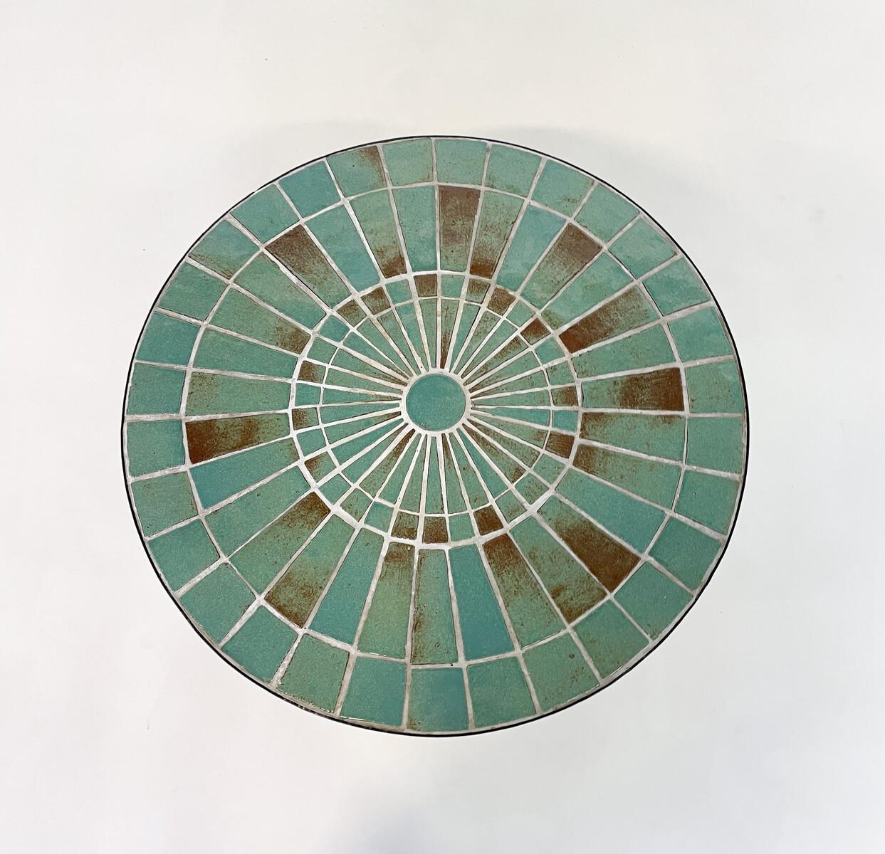 Mid-Century Modern Mosaic Coffee Table by Rogier Vandeweghe for Amphora, Belgium For Sale 2