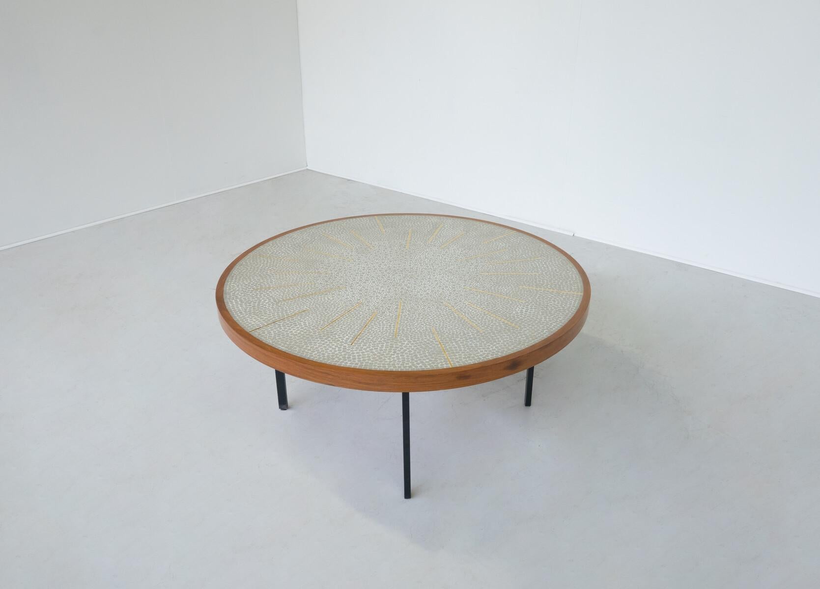 Mid-Century Modern Mosaic Coffee Table, Germany, 1970s For Sale 5