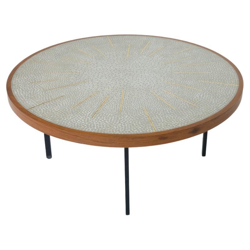 Mid-Century Modern Mosaic Coffee Table, Germany, 1970s For Sale