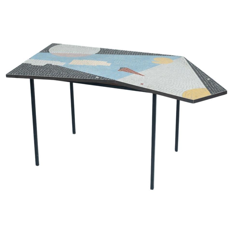 Mid-Century Modern Mosaic Side Table, 1970s