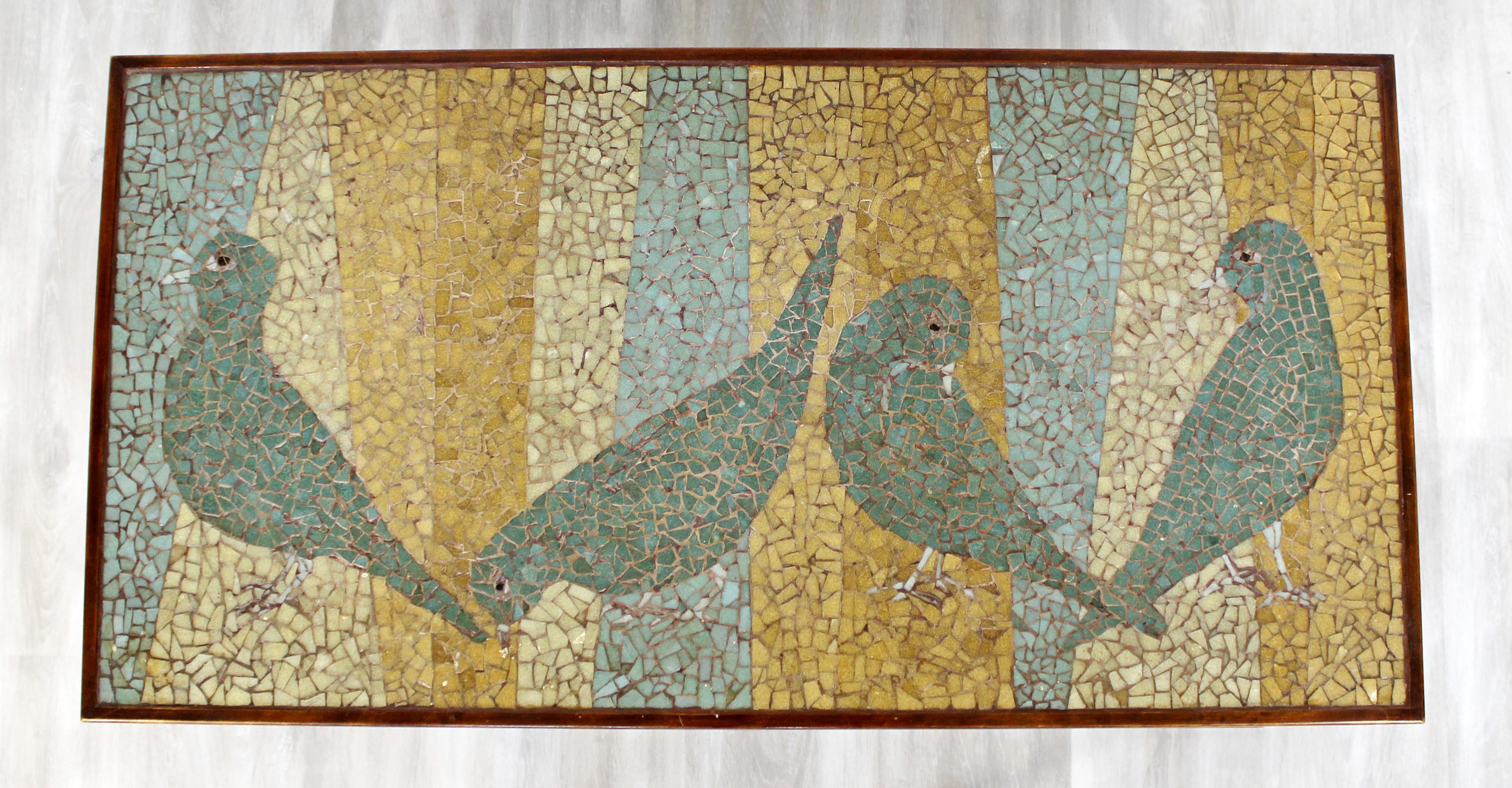 mid century modern mosaic tile