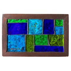 Mid-Century Modern Mosaic Tile Lidded Box by Georges Briard