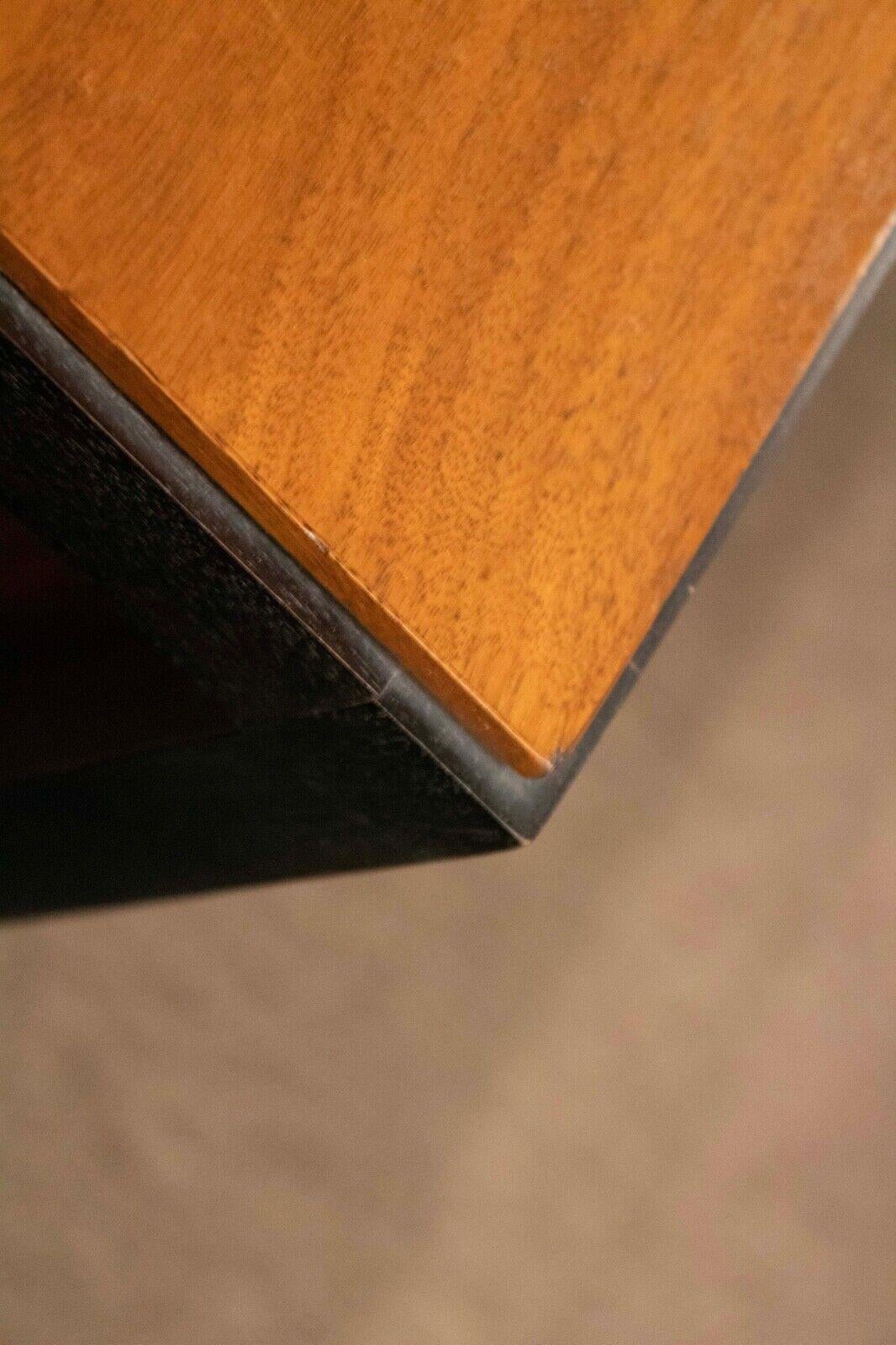 Mid Century Modern Mount Airy Pair of Walnut Nightstands 4