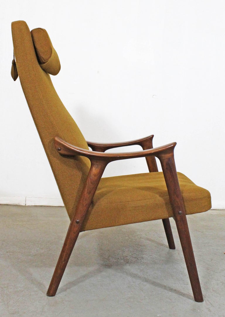 Mid-Century Modern Møre Lenestol Fabrikk Klarinett Teak Lounge Chair For  Sale at 1stDibs | klarinett stol