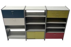 Unité murale modulaire 5600 multicolore moderne du milieu du siècle par Cordemeyer pour Gispen