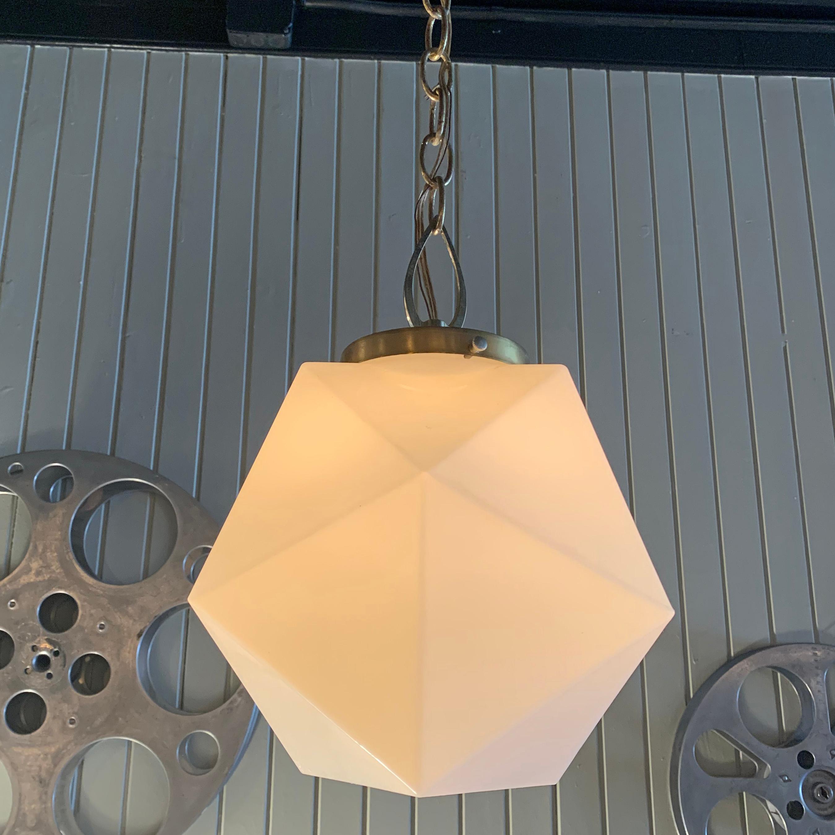 glass multi pendant light