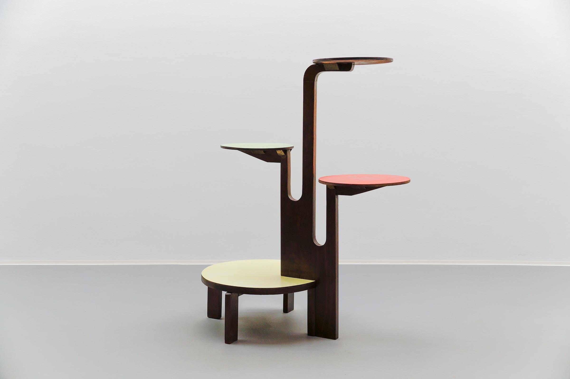 Mid-Century moderno Portafiori multicolore della modernità di metà secolo, anni '50/'60 in vendita