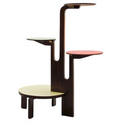 Mid-Century Modern Multicolored Étagère / Flower Stand, 1950/60er Jahre